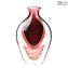 Vase Mago Rouge Sommerso en Verre de Murano