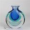 Vase Mago Blue Sommerso en verre de Murano