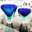 Vase Cobra Blue Sommerso - Original Muranoglas OMG