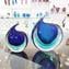 꽃병 타이거-Blue Sommerso-Original Murano Glass OMG