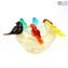 6 Sparrows Nest - Glass and Gold - Original Murano Glass OMG