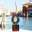 Escultura de cristal Love Knot - Omg de cristal de Murano original