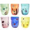 Frutas - Conjunto de 6 copos - Mistura de cores Tumbler Goto - Copo de Murano original