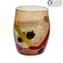 Obst - 6er-Set Trinkgläser - Mischfarben Tumbler Goto - Original Murano Glass