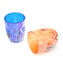 Frutas - Conjunto de 6 copos - Mistura de cores Tumbler Goto - Copo de Murano original