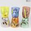 Fruit - Set of 6 Drinking glasses - Mix colors Tumbler Goto - Original Murano Glass