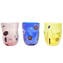 Frutas - Conjunto de 6 copos - Mistura de cores Tumbler Goto - Copo de Murano original