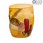 الفاكهة - طقم 6 أكواب للشرب - مزيج الألوان Tumbler Goto - زجاج مورانو الأصلي
