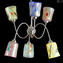 Italy iTaly - Chandelier 6 lights - Murano glass - Different colors