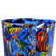 Vaso Midnight Sun Multicolor Blue - Vaso de vidro Murano