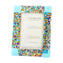 Porta foto Fantasy cornice Celeste con Murrine Millefiori - vetro fusione