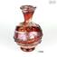 Vaso Sbruffi Passion Red & Pink - Vaso de vidro Murano