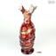 Vase Sbruffi Pointy Passion Rouge & Rose - Verre de Murano