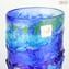 Vaso Deep Ocean Sbruffi Blu - Vetro di Murano