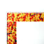 Cadre photo Fantasy - Verre rouge et feuille d'or - Verre de Murano original OMG