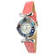 Orologio da polso Millefiori - cinturino rosa - vetro di Murano Originale OMG