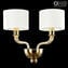 두바이-Wall Lamp Sconce Applique-2 lights-Luxury-Original Murano Glass