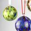 Lime Christmas Ball Dot Fantasy - Special XMAS -  Original Murano Glass OMG