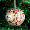 Boule de Noël violette - Dot Fantasy - Verre de Murano Original OMG