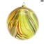 Green Christmas Balls - Twisted Fantasy - Murano Glass Xmas