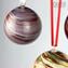 Purple Christmas Ball - Twisted Fantasy - Murano Glass Xmas