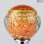 Flaschenverschluss - Murano Glass Orange Gold 24kt + Box