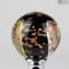 Flaschenverschluss - Murano Glas - Silber und Gold 24kt + Box