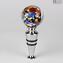 Bottle stopper - Murano Glass - Carnival +Box