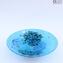 Centerpiece Bowl Millefiori Blue Mare  -  Murano Glass dish