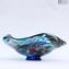 Centerpiece Bowl Millefiori Blue Mare  -  Murano Glass dish 