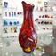 花瓶紅色-多色效果-原裝Murano玻璃OMG