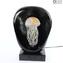 White Jellyfish Scultpure Sommerso com lâmpada led Murano Glass