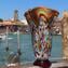 Re Sol - vaso in vetro di Murano e millefiori