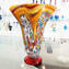 Re Sol - Yellow Flowers Vase Glass Millefiori