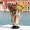 Re Sol - vaso in vetro di Murano e millefiori