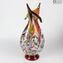 Rapsodia - vaso in vetro di Murano e Murrine