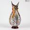 Rapsodia - vaso in vetro di Murano e Murrine