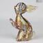 Figurine lapin en or Murrine Millefiori - Animaux - Verre de Murano original OMG