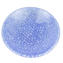 بومبي لوحة دائرية - جيوب فارغة - ميليفيوري أزرق فاتح - زجاج مورانو