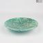 Plato Pompeya - Bolsillos vacíos Verde - Cristal de Murano original