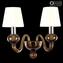 Shanghai - Wall Lamp Sconce Applique - Luxury - Original Murano Glass