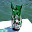 Orchidea Green - Vase Fleurs - Verre de Murano Millefiori