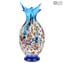 Gabbiano Hellblau - Vase - Muranoglas Millefiori