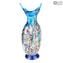 Gabbiano Light Blue - Vase - Verre de Murano Millefiori