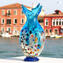 Gabbiano Light Blue - Vase - Murano glass Millefiori