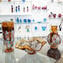 Goccia Amber - Centro de mesa cuenco - Cristal de Murano Millefiori