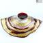 Centerpiece Sbruffi Amber - Murano Glass centerpiece