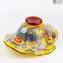 Canarino Centerpiece Yellow Millefiori - Murano Glass centerpiece