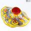 Canarino Centerpiece Yellow Millefiori - Mesa Central de Vidro Murano