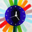 Rainbow - Pendulum Wall Clock - Murano glass